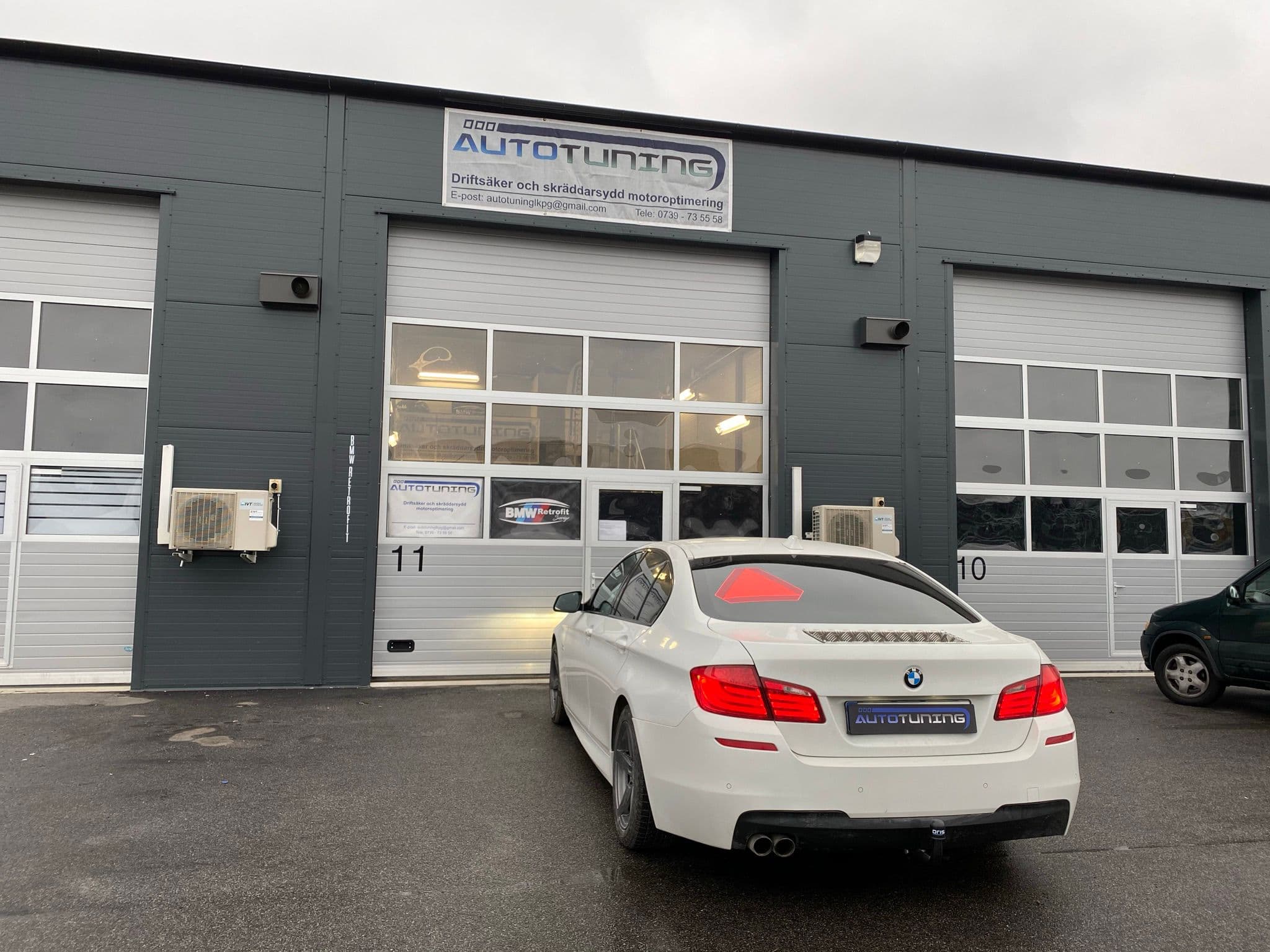 A-traktor med Auto Tuning Linköping's hastighetsbegränsning
